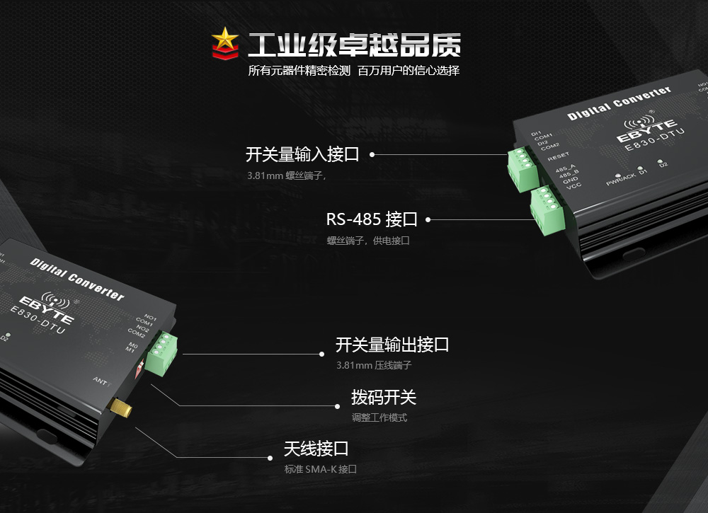 E830-DTU-硬件特點(diǎn)