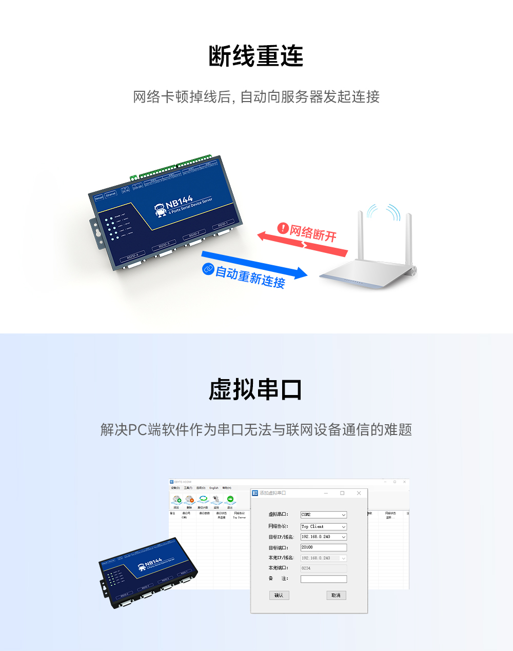 工業(yè)級4路串口服務器（13）
